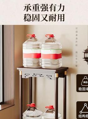 中式花架子厅客落地式置物DK-HTE架阳实木花台台2025新款室多内层