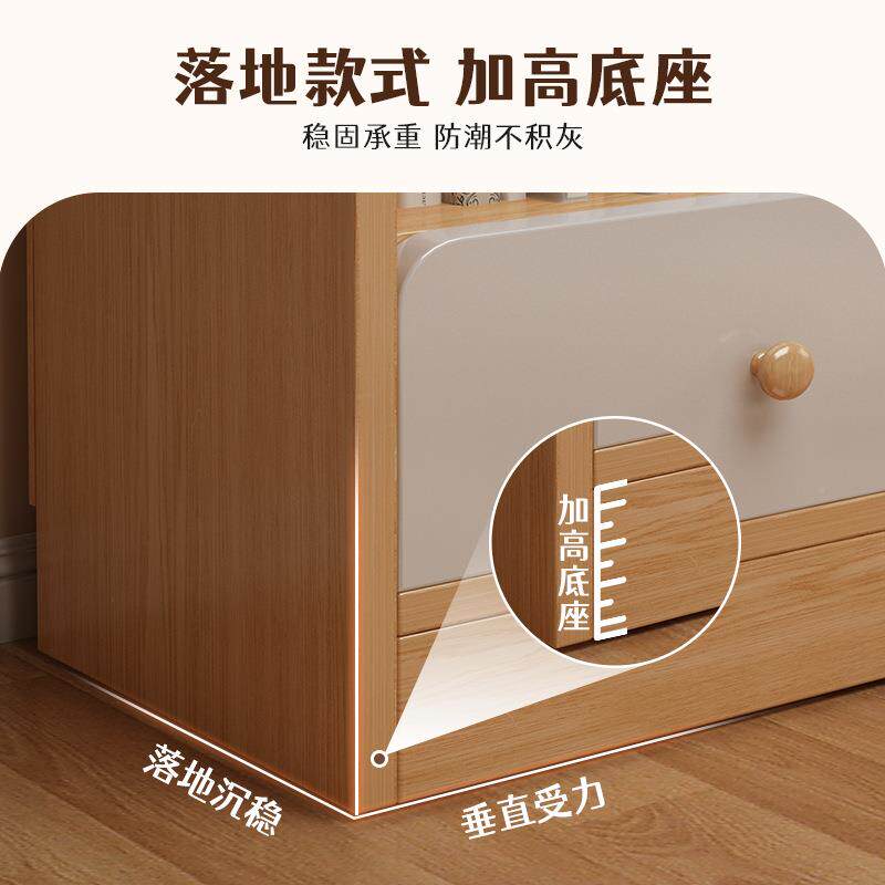 NZJ书置物架落地玩具收纳矮书柜子架储物柜厅柜格子幼儿园绘客本