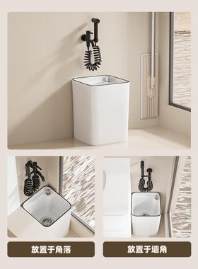 c435迷你小号拖布把池30cms阳落地拖把盆小尺寸家用拖池WM台11