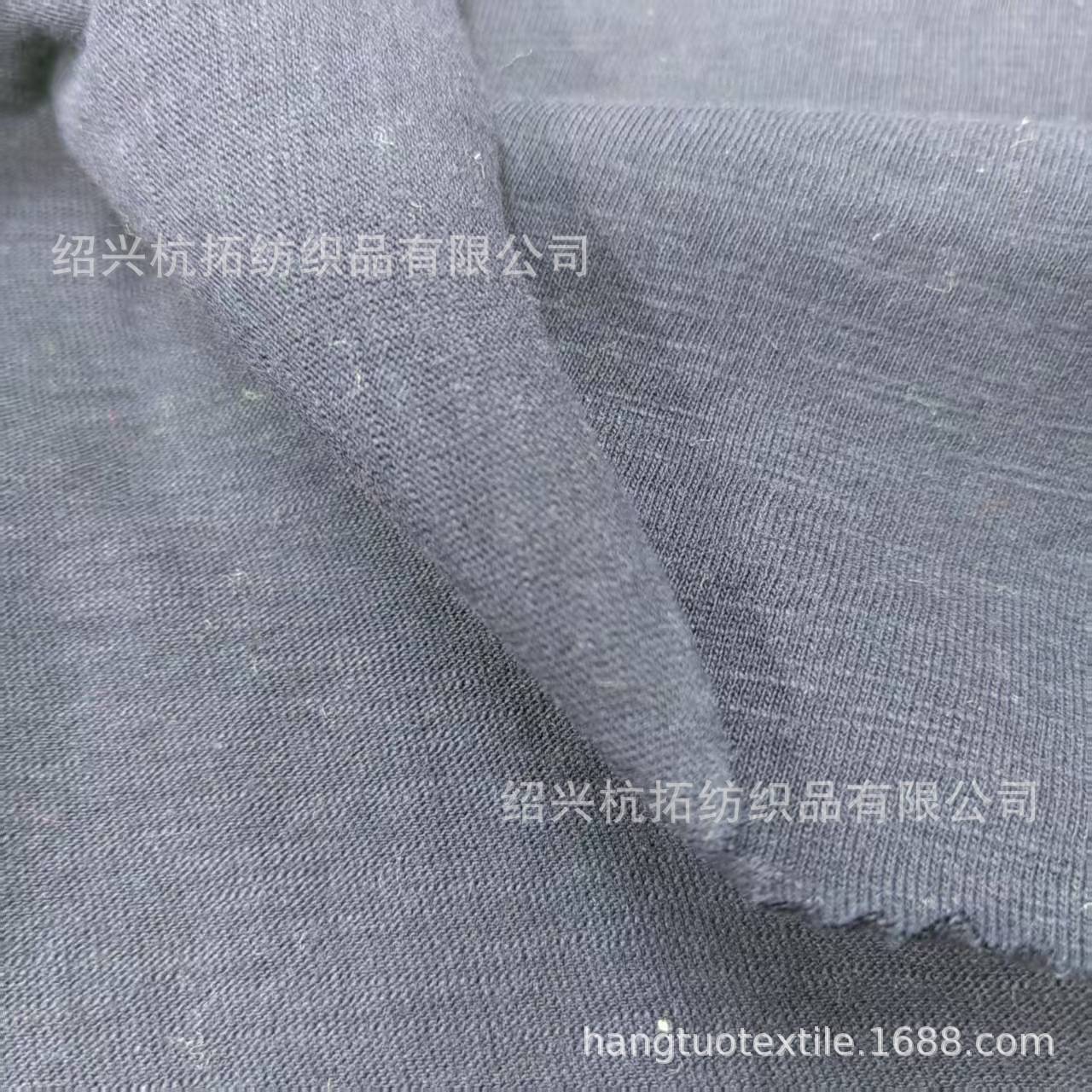 针织200g全棉竹节汗布CVC TC TR全涤竹节汗布弹力竹节汗布