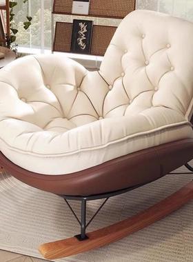 家企鹅摇椅躺椅阳台沙发卧用单人室闲休CWM椅客厅休闲懒人沙发