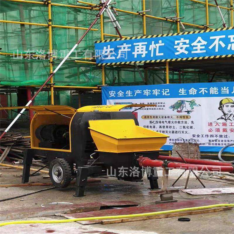 混凝土输泵小型二次结石构细大颗粒浇筑砂地泵浆上无品牌/料机柴