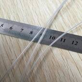 迷你带 0.45mm包胶后1.0mm扎线 软线 PVC透明扎线1000米一卷