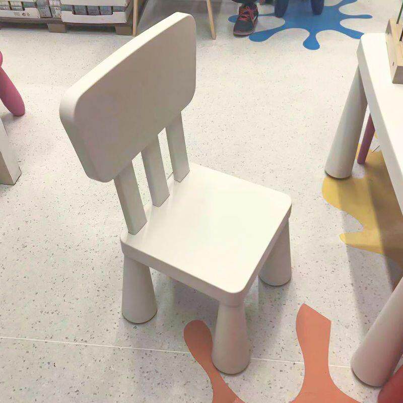 玛莫儿椅子幼儿园童塑料加厚椅子四脚背小椅子宝见详情特宝圆凳靠