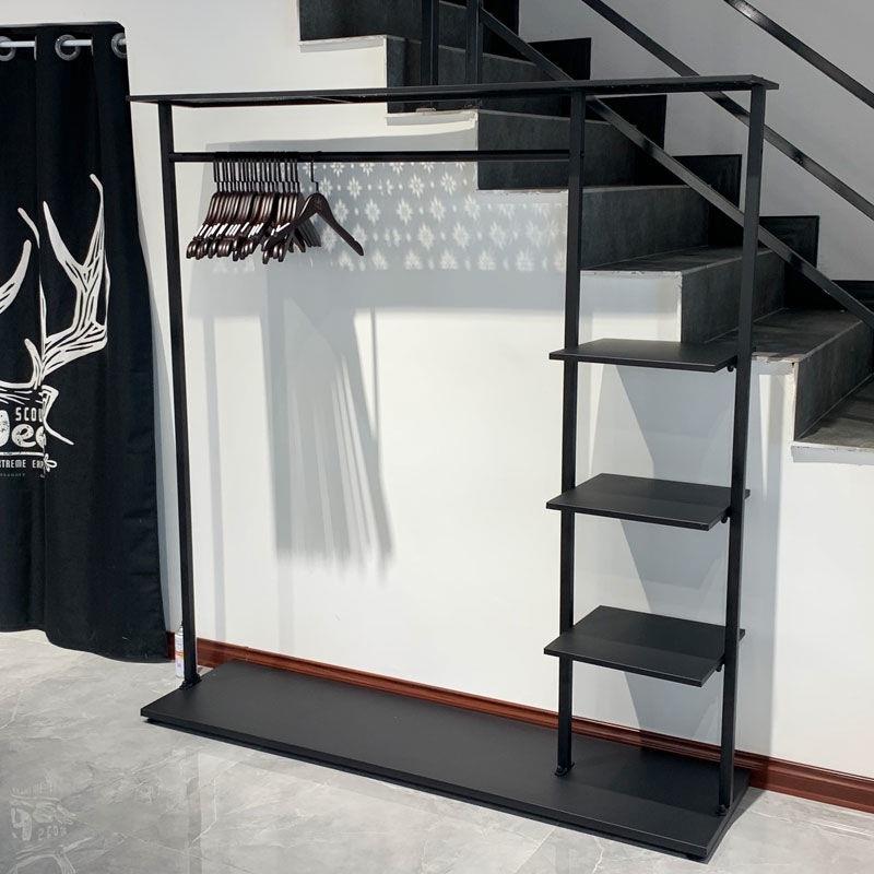 服装店展示铁式艺衣架架落地式卧室挂衣架760衣帽架欧简易挂包服