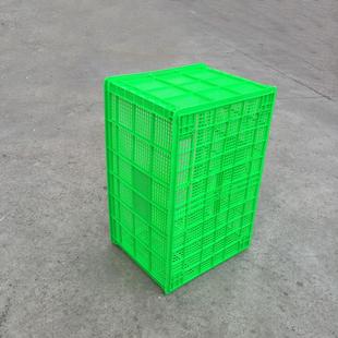 生产1绿色一米筐UKC塑料周筐米纳收筐转蔬菜水果筐框漏水镂空