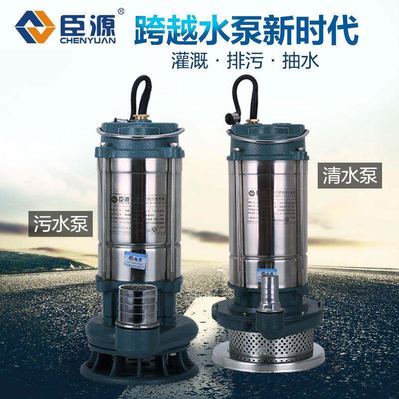 2潜水泵2抽0FTZv不锈钢粪污水泵抽水水机扬程小型农用家用抽泵