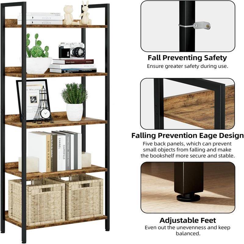 架跨境铁木书架置物JY-YY-00简易多层客墙厅储物架展架示落地壁架