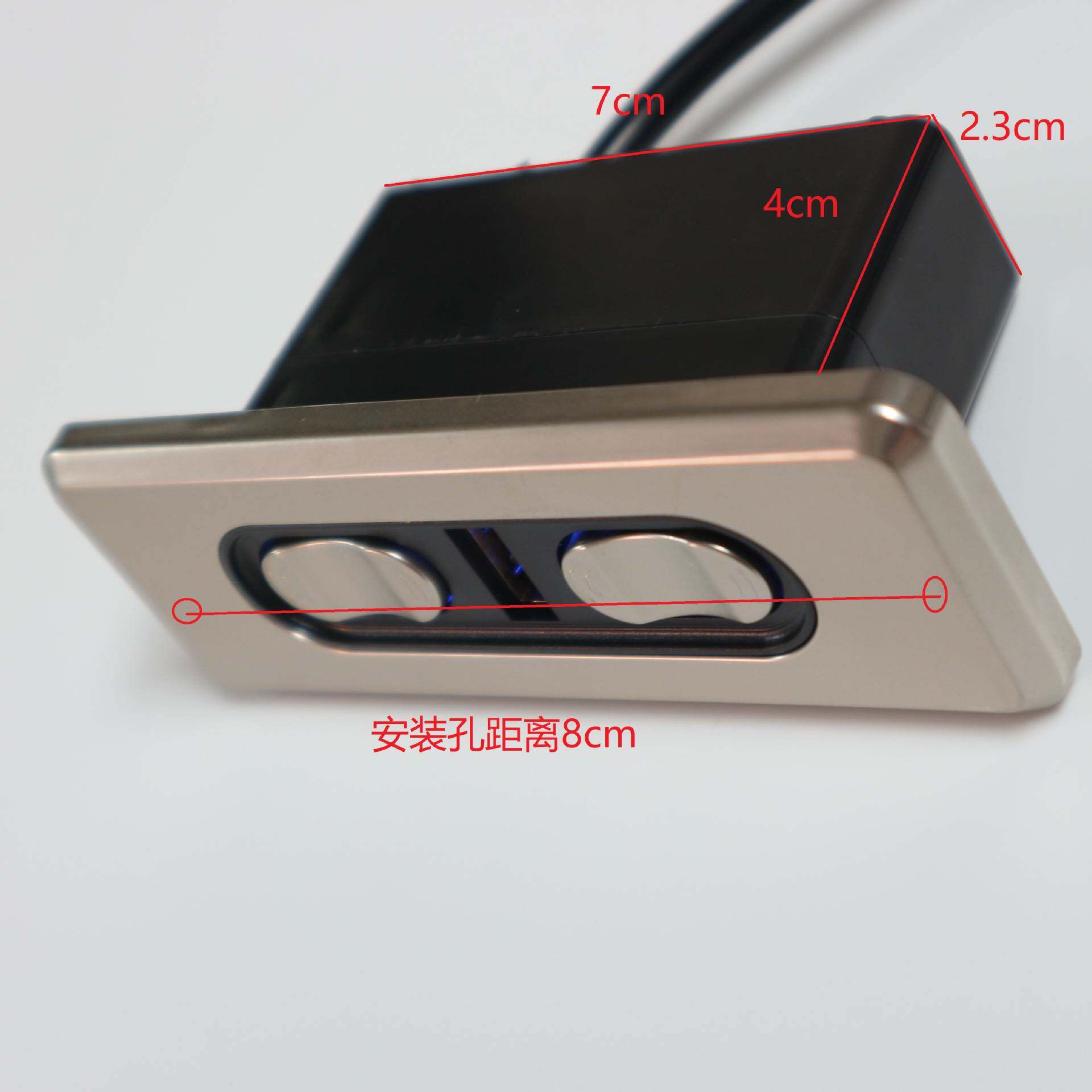 电动足浴沙发床按摩椅双电机调节开关按钮带usb充电手控器控制器