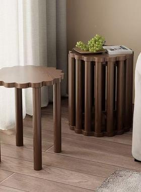 实餐木叠叠凳家居多功式能矮凳厅奢凳卧室圆凳椅Stacked 子轻板凳