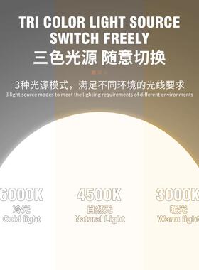 网红ED化镜9好莱坞化妆灯镜补光台式梳妆L280镜方形镜影楼妆灯泡