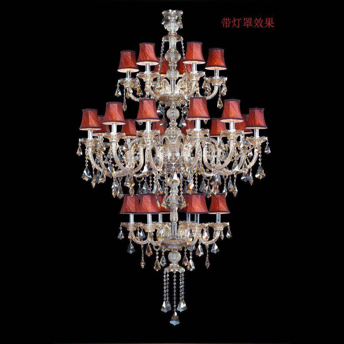 厂直销楼欧式843格大厅吊灯家风客厅水晶灯别墅复式大型蜡烛灯,家装灯饰光源,智能吊灯,淘宝优惠券,粉丝福利购,淘宝优惠卷
