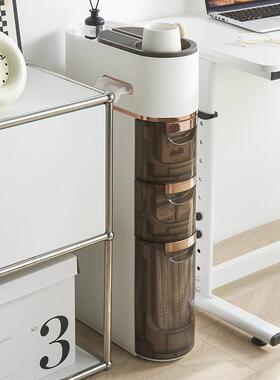 抽浴室缝架屉式收纳柜家用客厅厨房窄夹缝65565多层塑料储物置物免安装