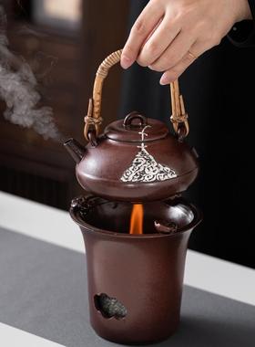 围炉煮茶酒全套炭炭火木煮茶器煮精茶壶室外炉烤茶炉围88140炉煮