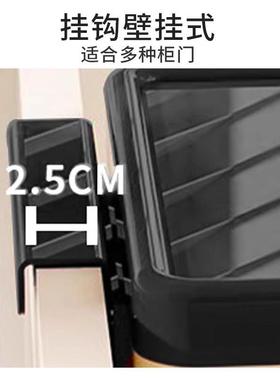 房挂垃厨圾桶ORV带盖家用大容量厅卫生间可爱高颜值客悬挂壁式窄