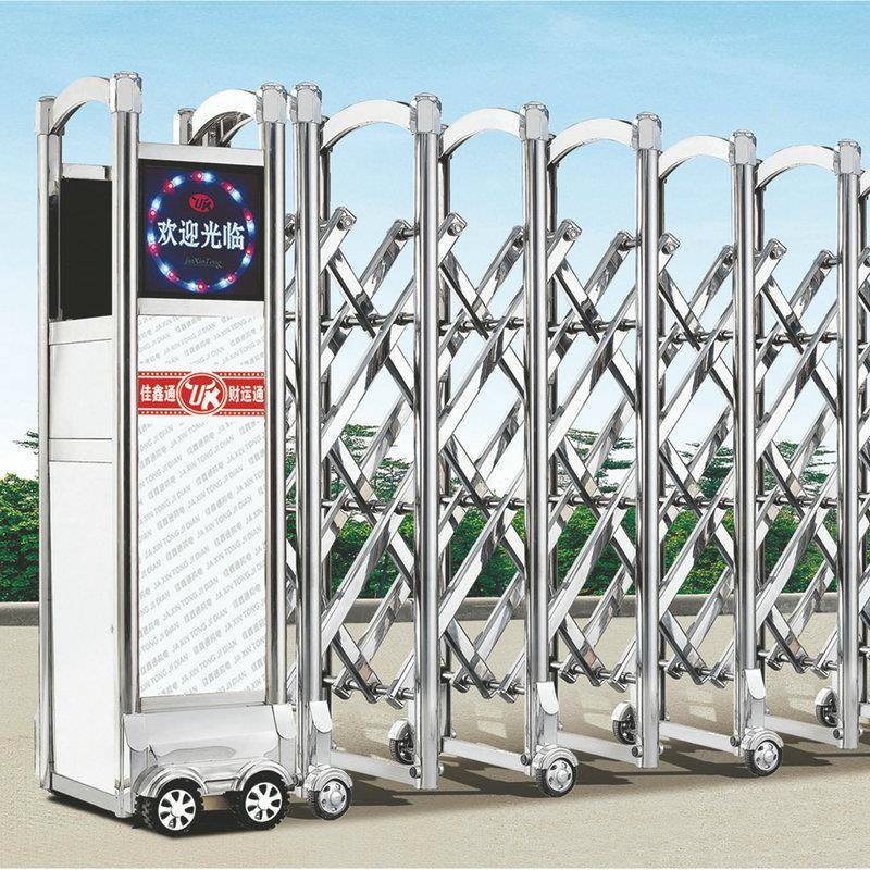 深圳电动伸缩门厂家不锈伸钢学控自动伸缩门校792厂区电动门遥缩