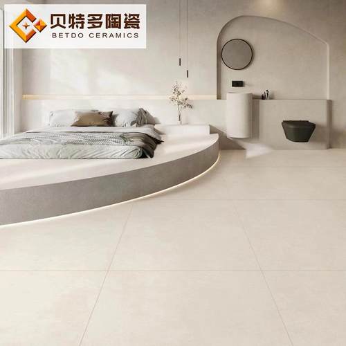 SYN61201肌厅肤釉柔光砖600x1200奶油白客间墙砖浅灰色防卫生滑耐