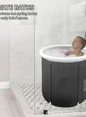 SPV亚马逊热冰浴黑大色人泡澡桶家用折叠浴桶桶洗澡桶p卖vc尼龙布