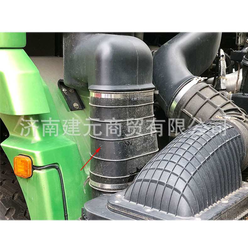 陕汽德龙x3000进气胶管DZ97259190601原厂配件
