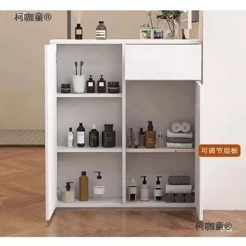 铝合金半墙柜窄柜洗手间浴室柜边柜侧柜抽拉柜侧边20cm玄关麦太保