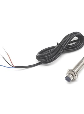 M12漫反射光电开关传感器距离可调节E3F1-DS15C1/C4/P1常开NPN24V