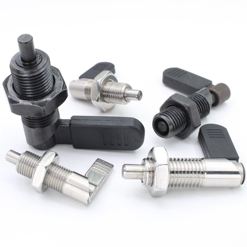 把手旋钮柱塞L型分度销GN612弹簧定位销止动伸缩插销SPXVB/SPXVBK