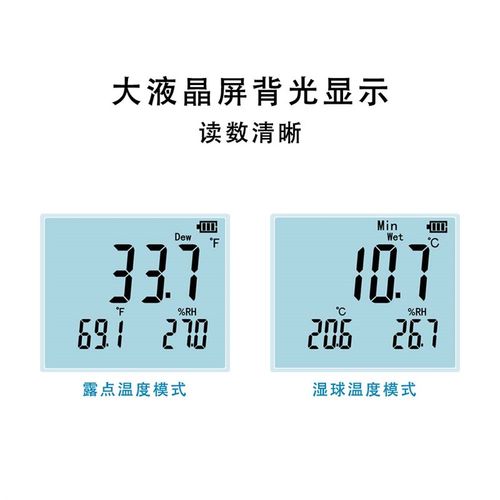 RTM2600 便携式手持湿球露点仪 工业数字温湿度计 温度湿度测量仪