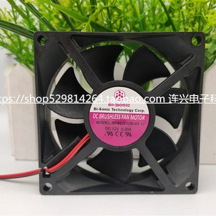 12V 0.20A 全新百瑞BI 8025 SP802512M 8CM 2线轴流风扇 SONIC