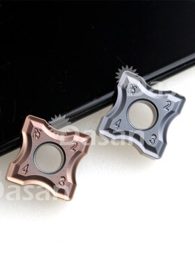 船厂用倒角机刀片SNMG12T408-R2 R2.5 R1 R3圆弧R角不锈钢刀粒