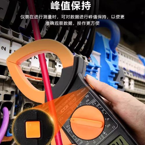 胜利仪器(VICTOR)数字电流钳形表万用表VC6015F交流1-1000A钳表