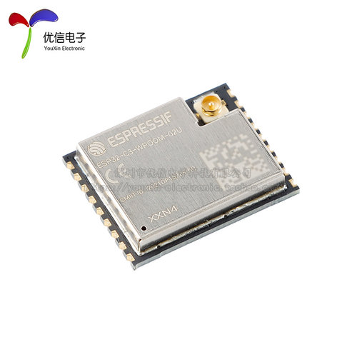ESP32-C3-WROOM-02U-N4 2.4GHz WiFi+蓝牙BLE5.0无线模块模组