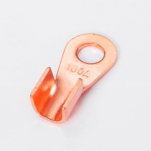 黄铜接线端子 600A10A50A纯铜接线鼻子线耳配件 接线柱铜开口鼻3A