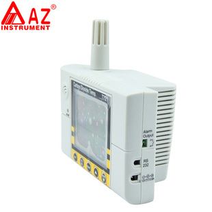 空气质量检测仪带温度 二氧化碳浓度检测仪 台湾衡欣 AZ7721壁挂式