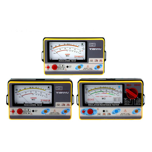 天宇TY6017/6018/6045型绝缘电阻表兆欧表500V/1000V摇表电子摇表