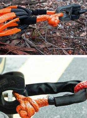 乔霸超分子聚乙烯野拖车绳软缷疙瘩越扣拉力强扣TR-16116悍寿高命