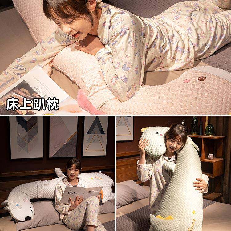 冰丝长抱枕女床生睡床上夹腿侧睡枕头男款大F77M7795靠觉枕头凉感,居家布艺,抱枕被,淘宝优惠券,粉丝福利购,淘宝优惠卷