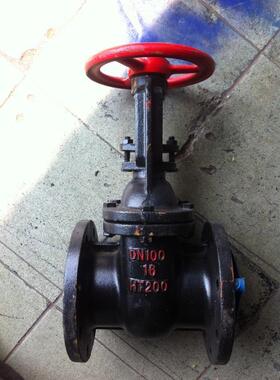 河北远RAI大阀门燎原41W-10/16铸铁法兰楔式明杆Z闸阀关DN0-开DN4
