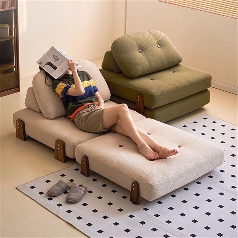 午睡网红模块组合沙发豆腐块x榻榻米懒人休闲沙发北欧客厅小户型