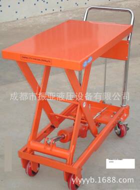 滚筒剪叉手动降平台车移NFN式液压模具升平台车电平台车动小型推