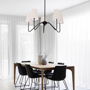 529多美式 工设业风客吊厅吊复古计头灯酒店卧室厅餐厅网红样板房