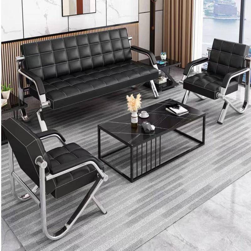 新款务办公接待沙发排椅办室会商客区沙发候区三人等t23位茶几组
