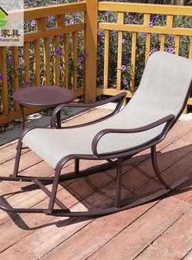 户外IEW成人休摇椅逍遥椅家用阳单人凉椅摇椅懒台人午躺椅舒摇适