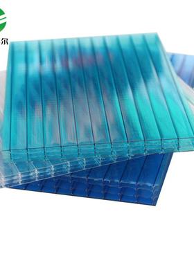 p阳光板UOL三层10mm采光板p板搭c棚遮阳用c阳光板聚碳酸酯板