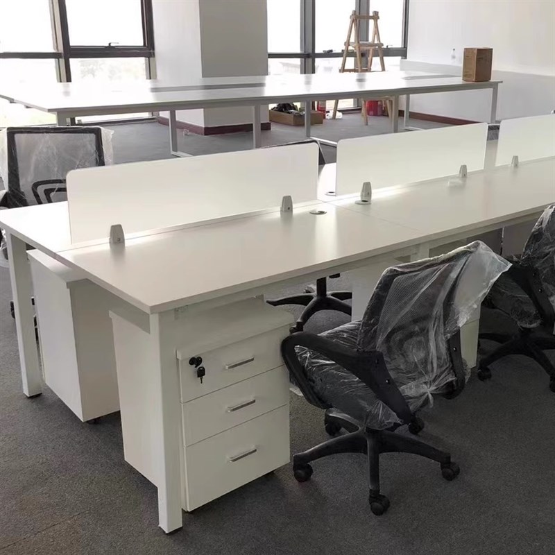 北京职员办公桌简j约现代屏风工作位员工办公桌椅组合单人位办公