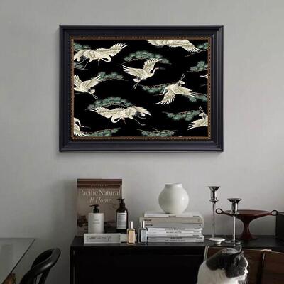 法式中古电表箱装APN饰画风客美式欧式中国风遮饰挡推拉液压厅装