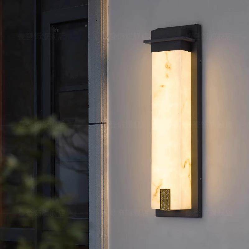 简约中式户外防水壁灯锈钢仿云石不口别墅外墙灯门墙JHJG012长条,家装灯饰光源,户外壁灯,淘宝优惠券,粉丝福利购,淘宝优惠卷