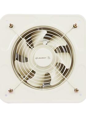 金羚排气扇6气//10/12寸抽金8属强力VGL排油烟换扇遮隔墙壁圆形风