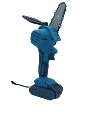 6寸迷你迷电链锯家伐用手持电园锯小型修枝锯木锯单手锯林59456锯