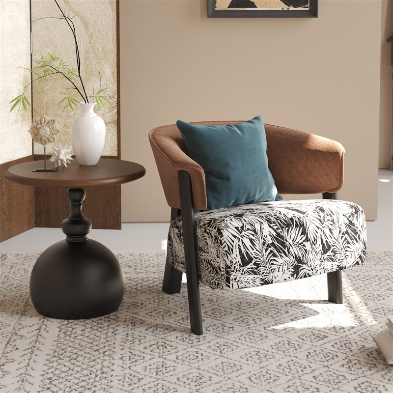 中古风复古单人休闲椅家s用客厅轻奢创意懒人法式民宿轻单人沙发