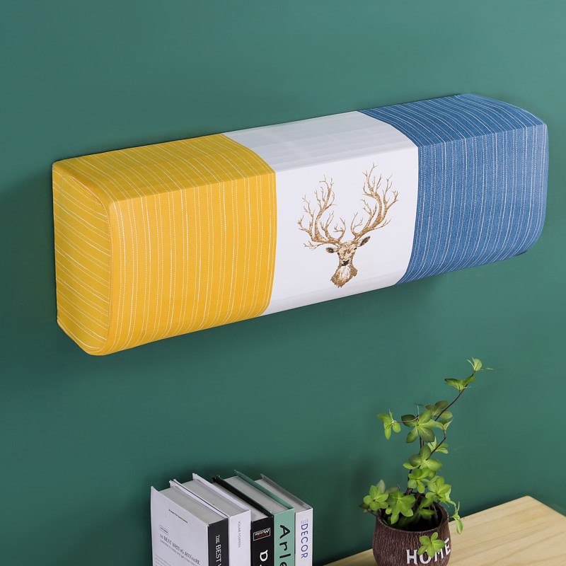 北欧麋鹿全包挂机罩大1P2匹通用壁挂式空调防尘罩子简W约现代1.5P